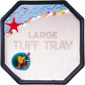 Tuff Tray for Sensory Play (Large, Black) – Premium Textured Play Tray for Toddlers – Sand and Water, Sensory Bin for Preschool, Montessori, Classroom & Home