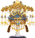 Piececool 3D Puzzles for Adults Metal Model Building DIY Kit-Phoenix Coronet DIY Craft Kits for Teens, Anxiety Relief Puzzle Toys, Great Gift Idea-433 Pcs