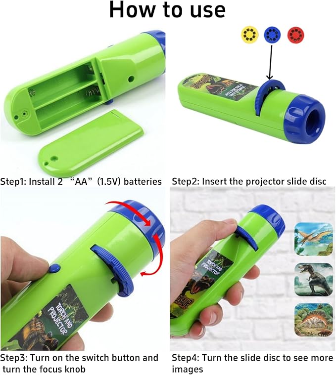 Georgie Porgy Children Projector Toys Educational Science Set Wall Ceiling Tent Torch Flashlight for Kids Gifts for Boys Girls (Unicorn + Mermaid)