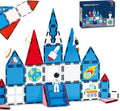 Space Exploration Magnetic Tiles (39PCS),STEM Building Set with Rocket & Astronaut,Preschool Learning Building Set for Ages 3-8, for Boys Girls (Satellite, Spaceship)