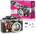 Retro Camera Building Set for Adults, Vintage Camera Model Kit, Creative Gifts for Teens Boys Girls 8+ Photography Fans and Vintage Collectors (556 pcs)