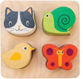 Tender Leaf Toys - Sensory Trays - Baby Blocks, Shape Sorter, STEM Learning Shape Identification Sorting Game Toy for Kids 18 Month + (Touch Sensory Trays)