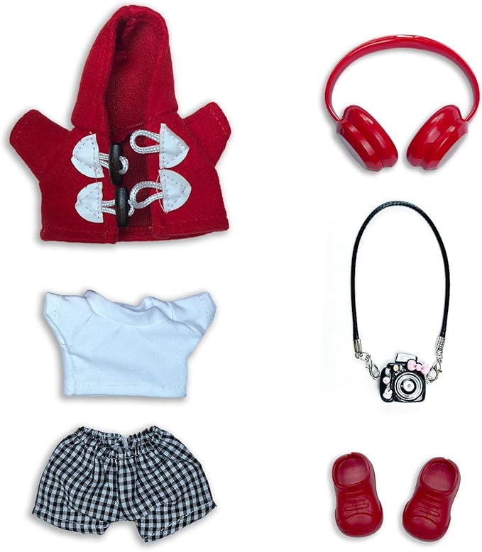 17cm Doll Clothes Set Fashion Doll Clohtes with Accessories of Doll Clothing Suitable for Various Outfits of Dolls (Style J)