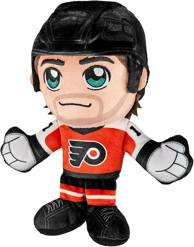 Bleacher Creatures Philadelphia Flyers Travis Konecny 8" NHL Kuricha Sitting Plush - Soft Chibi Inspired NHL Superstar