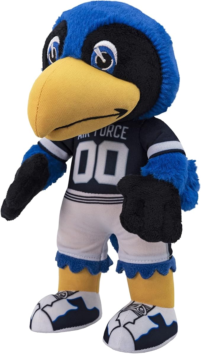 Bleacher Creatures Air Force Falcons The Bird 10" Mascot Plush Figures - A Mascot for Play or Display