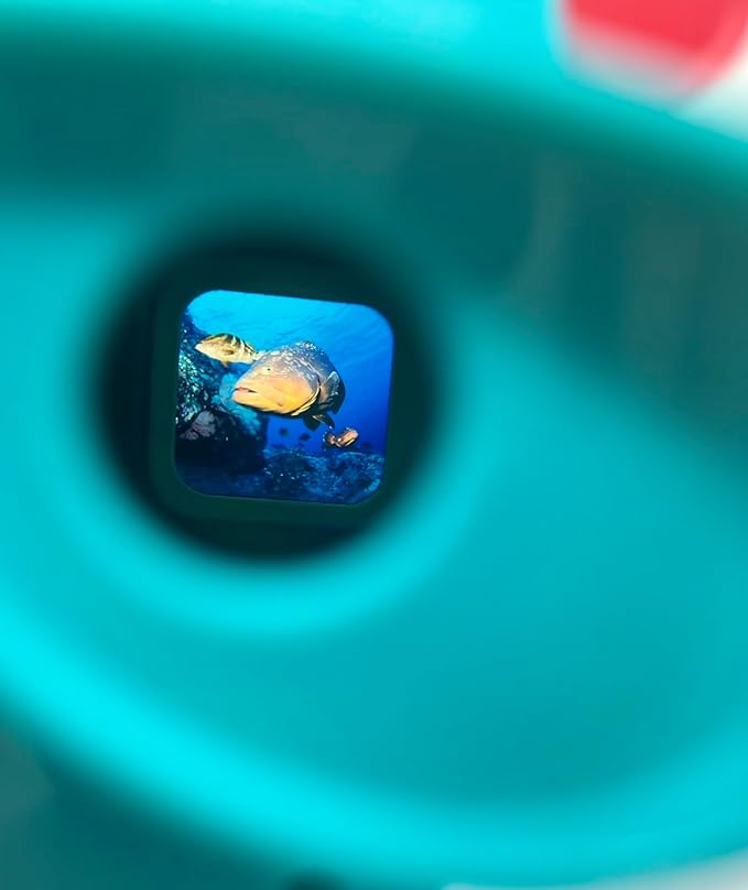 WARM FUZZY Toys 3D Viewfinder (Sea Life) - Viewfinder for Kids & Adults, Classic Toys, Slide Viewer, 3D Reel Viewer, Retro, Vintage Toys with 3 Reels - Contains 21 High Definition 3D Images