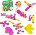 Clixo Itsy Magnetic Toy for Kids - Flexible, Durable, Imagination-Boosting Magnet Building Toy. Educational Multi-Sensory STEM Experience. Great as a Travel Game. Ages 4-99. 18 Piece Pack