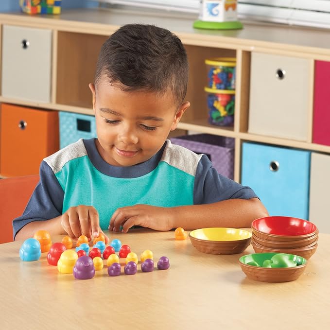 Learning Resources Birds in a Nest Sorting Set, Fine Motor Toy