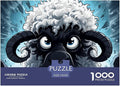 Sheep Thickened Wooden Jigsaw Puzzle for Adults Fun 1000 Piece 3D Animal Toy Intellectual Game Home Decoration Education Game Stress Relief Relaxation and Intelligence 1000pcs (75x50cm)