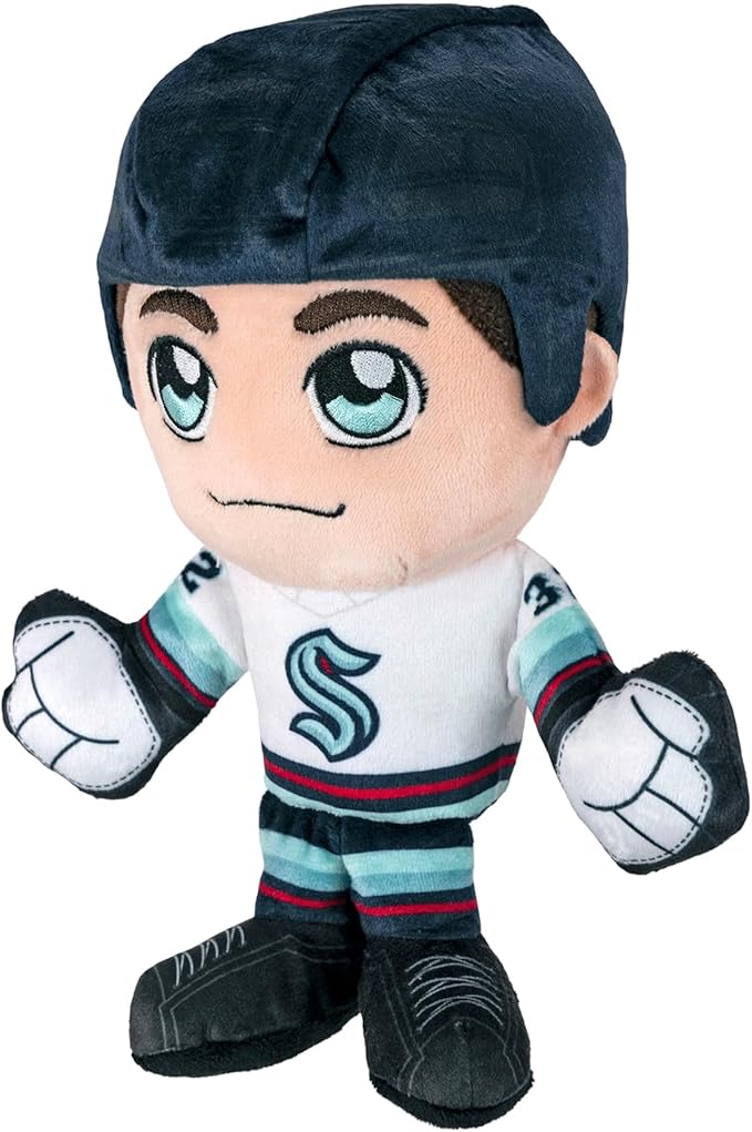 Bleacher Creatures Seattle Kraken Player 8" Kuricha Sitting Plush - Soft Chibi Inspired NHL Player