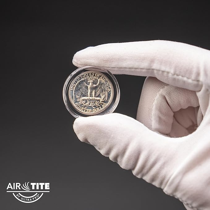 Air-Tite Holder A24 25ct Coin Holder/Coin Capsules - Protect & Display 24mm Collectible Coins, Direct Fit for Quarters, Clear and Durable Protection for Collectible Coins Preserve Your Quarter