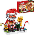 Santa Claus Classic Crutches Building Blocks Toys- Building Toys for Children, Boys & Girls, Ages 9+ - Indoor Decorations for Home/Santa Claus Figure- Gifts for Boys & Girls-665pcs