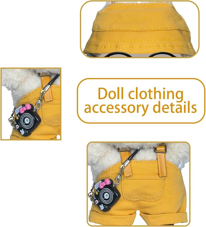 17cm Doll Clothes Set Fashion Doll Clohtes with Accessories of Doll Clothing Suitable for Various Outfits of Dolls (Style F)