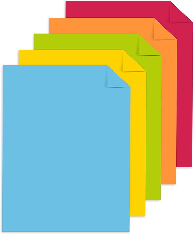 Astrobrights Mega Collection, Colored Cardstock,"Classic" 5-Color Assortment, 65 lb/176 gsm, 8.5" x 11" - MORE SHEETS! (91630) (Pack of 1920)