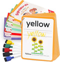 Big Size Sight Words Flash Card Kindergarten, 250 Dolch Sight Word Game with 5 Levels, Preschool Toddler Flash Card for Writing Reading Spelling Game, Educational Learning Toy for Kid Age 3+