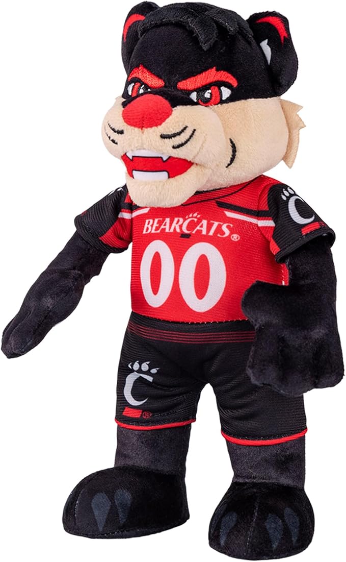 Bleacher Creatures Cincinnati Bearcats Bearcat 10" Mascot Plush Figure - A Mascot for Play or Display