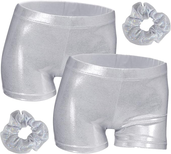 Aosva Little Big Girls' Sparkle Dance Tumbling Athletic Gymnastics Short 2-14Years