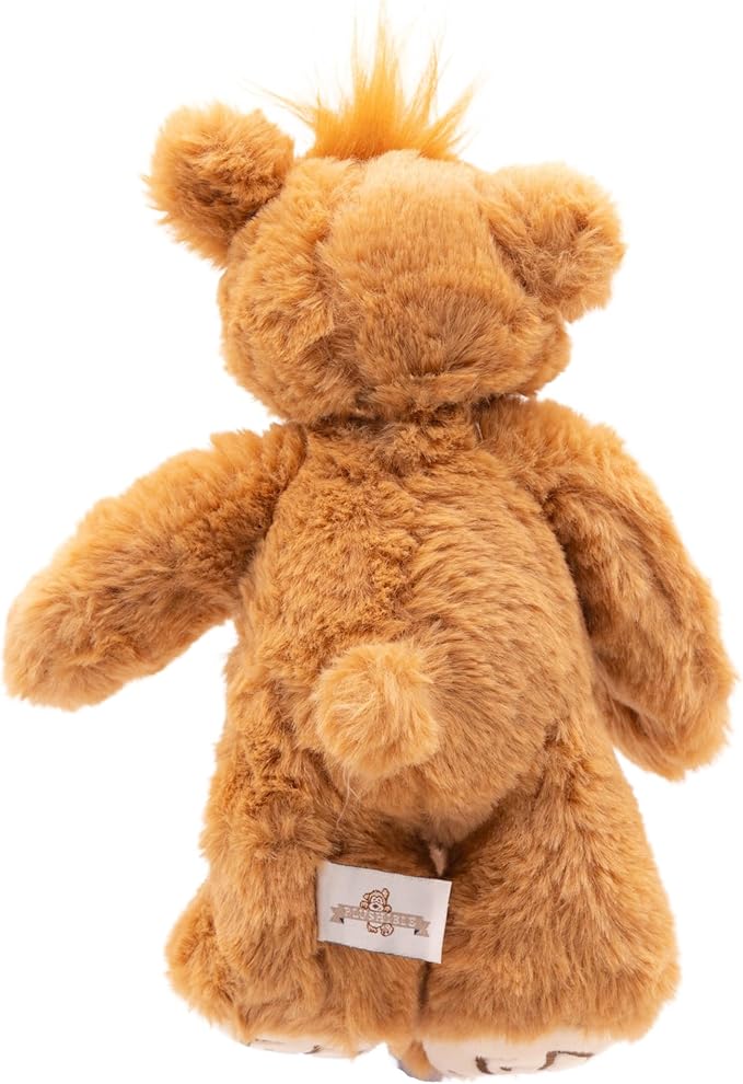 Plushible Pawley The 10" Teddy Bear Stuffed Animal - Standing Teddy Bear Plush Toy with Embroidered Details, Soft Stuffed Toy for Babies, Toddlers & Kids, Ideal for Birthdays & Special Occasions