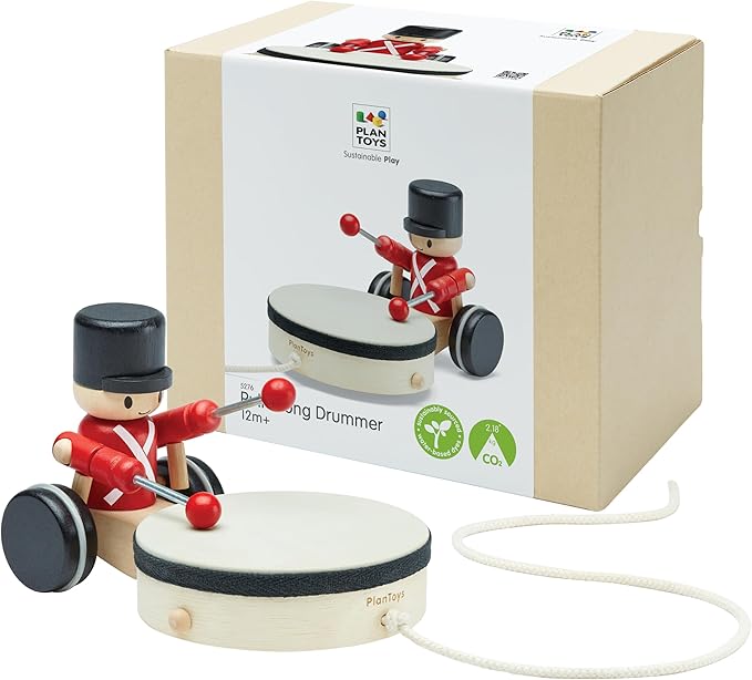 PlanToys Pull Along Drummer (5276)