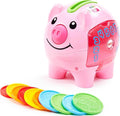Fisher-Price Baby & Toddler Toy Laugh & Learn Smart Stages Piggy Bank with Educational Songs & Phrases for Infants Ages 6+ Months (Amazon Exclusive)