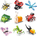 Insect Collection Mini Building Sets,Party Favors for Kids 9 Pack Insect Bug Blocks Toy,Christmas, Birthday Party Gifts for Boys and Girls(972PCS)
