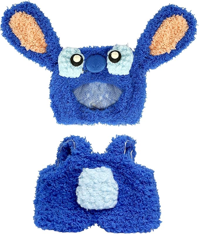 Clothes for LABUBU Doll (NO Doll),Outfit for LABUBU,Clothes Set for LABUBU Dress Up,Accessories for LABUBU (Stitchs)