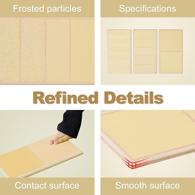 MONTESSORI OUTLET Rough and Smooth Boards for 3-6 Years Montessori Education at School and Home