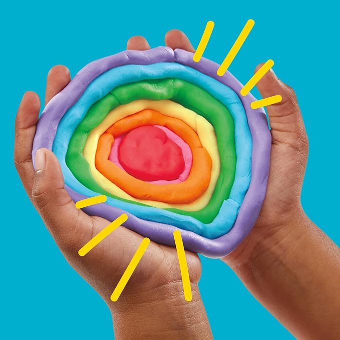 Play Doh Bulk Handout 42-Pack of 1-Ounce Modeling Compound Cans, Back to School Gifts, Prizes, & Party Favors, Kids Arts & Crafts, Preschool Toys, Ages 2+ (Amazon Exclusive)