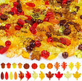 260PCS Fall Vase Filler – Autumn Sensory Bin Items with Acorns, Pumpkins, Corn, and Fall Leaves, Mini Fall Decor for Fall Centerpieces, Bowl Fillers, Crafts, and Table Decor