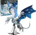 Ideas Ice Dragon Building Set，Compatible with Mainstream Brands Adults Collectible MOC Dragon Model STEM Toy for GOT Fans Home Decor,Creative Gift for Kids Boys & Girls 8-16 (1019 PCS)