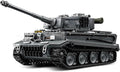 1:28 Tiger Heavy Tank Building Blocks Set for Adults, Compatible with Lego Military Vehicle, WW2 Army Tank Toys Historical Collection Model for Military Fans, Gifts for Teens Kids Boys 8-14 (1668 PCS)