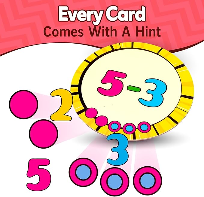 Active Learning Who’s Counting Game: 81 Oversized 0-30 Number, Addition Subtraction Sturdy Floor Activity Math Cards, Multiuse Games, Two Levels of Age: 3-4 and 5+ (Addition)