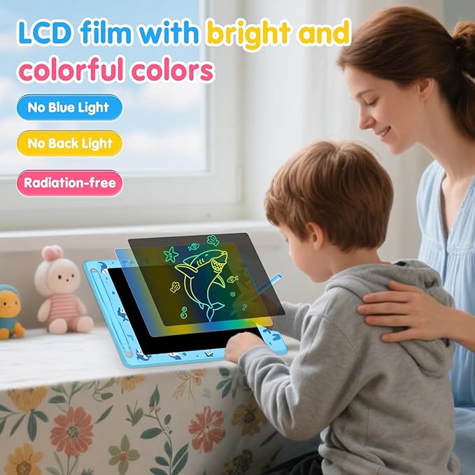 20 Pack LCD Writing Tablet for Kids, 8.5 Inch Colorful Doodle Board Drawing Pad, Educational Learning Travel Toys Birthday Gifts for Boys Girls Age 3 4 5 6 7 8