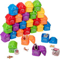 Alphabet Learning Toys for Kids 3+―ABC Barn Sorters with 260 Flash Cards, Montessori Preschool Learning Activities, Uppercase & Lowercase Letter Color Sorting and Matching Educational Game for Toddler
