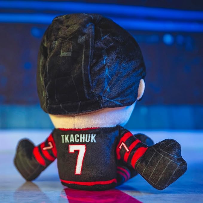 Bleacher Creatures Ottawa Senators Brady Tkachuk 8" NHL Kuricha Sitting Plush - Soft Chibi Inspired NHL Superstar