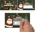 50 Pack Scratch Off Cards, DIY Custom Christmas Scratch Off Stickers, Your Own Game Tickets for Prizes Gift Scratch Cards for Small Business Holiday Birthday Party Favors Games Supplies (Green)