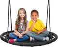 Sorbus Saucer Tree Swing -Kids Outdoor Disc Round Swing - 40" Heavy Duty 220lbs Seat- Easy Install Flying Saucer Web CircleSwing- Perfect for Gift,Playground, Birthday, Xmas, Indoor Outdoor TireSwing