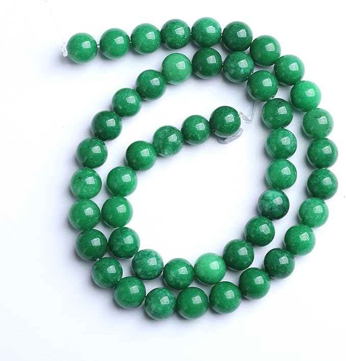 160PCS 4MM Natural Stone Green Cloudy Jade Spacer Loose Beads for Jewelry Making DIY Bracelet Necklace