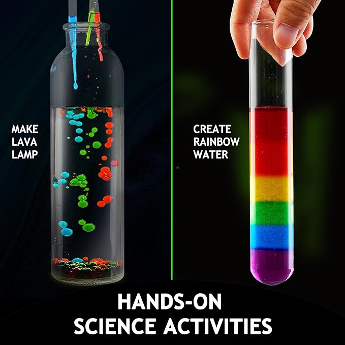 Japace 100+ Experiments Science Kit for Kids, Cool Boy Christmas Birthday Gift Ideas, Chemistry and Physics Set STEM Toys for Boys Girls