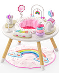 Move2Play 4-in-1 Baby Activity Center | Montessori-Inspired Design | 8 Interactive Toys | Tummy Time, Exersaucer & Toddler Table | Shower Gift | Essential | Must Have for 3, 6, 12 Month Old