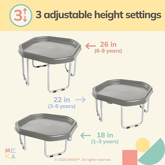 MEKA Tuff Tray Set for Sensory Play