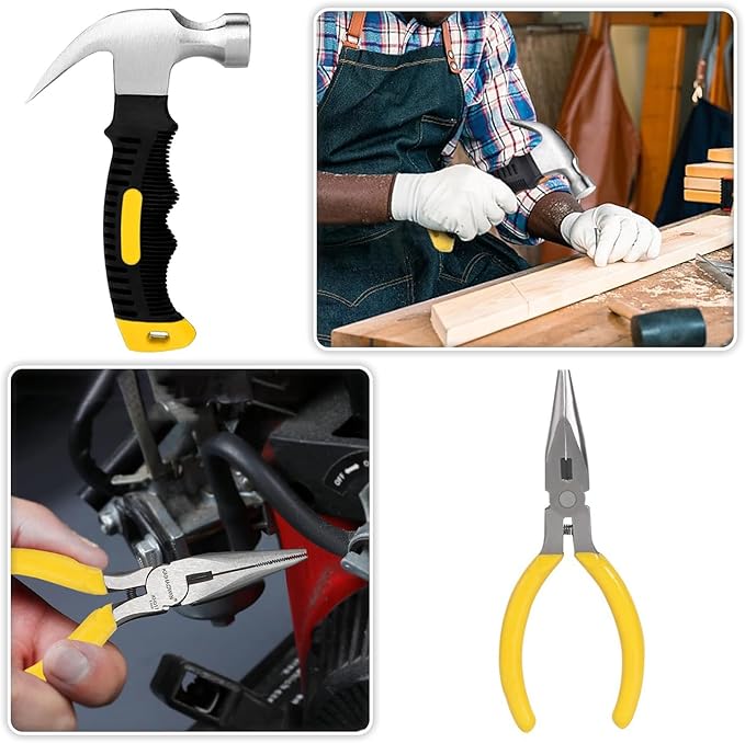 Mini Operation Tool Kit Bulk – Small Emergency Compact Tool Set for Beginners, DIY Projects, Home Maintenance, Office & Apartment Use – Perfect Men Christmas Gifts Tool Birthday Party Favors