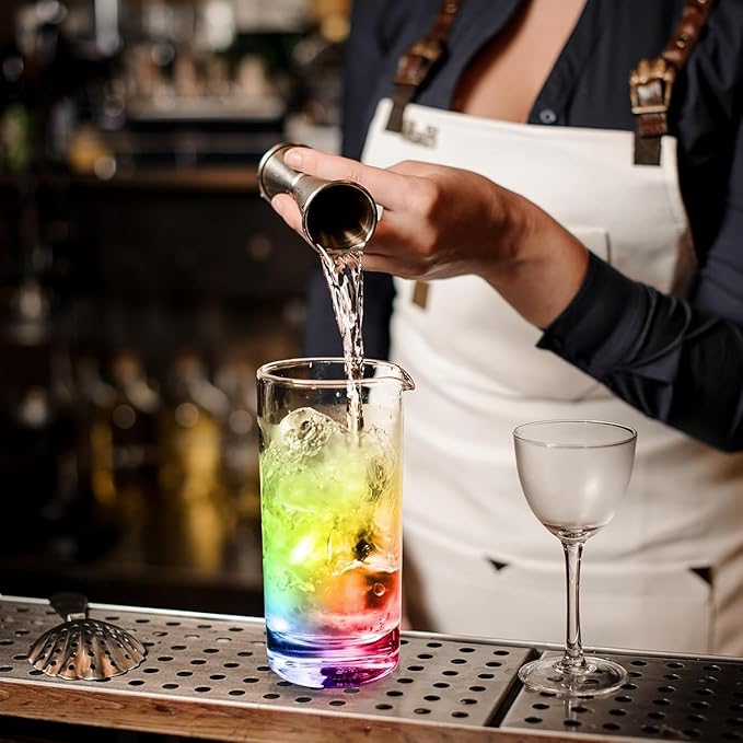 50 Pcs Light Up Coasters for Drinks, Colorful LED Coasters Sticker Lights, LED Bottle Lights for Liquor Bottles,Home Bar,Club,Party,Wedding Decor