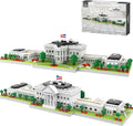 White House Model Micro Mini Building Block Sets for Adults Architecture Landmark Series Kit Toy Gift for Kids 3000 Pieces