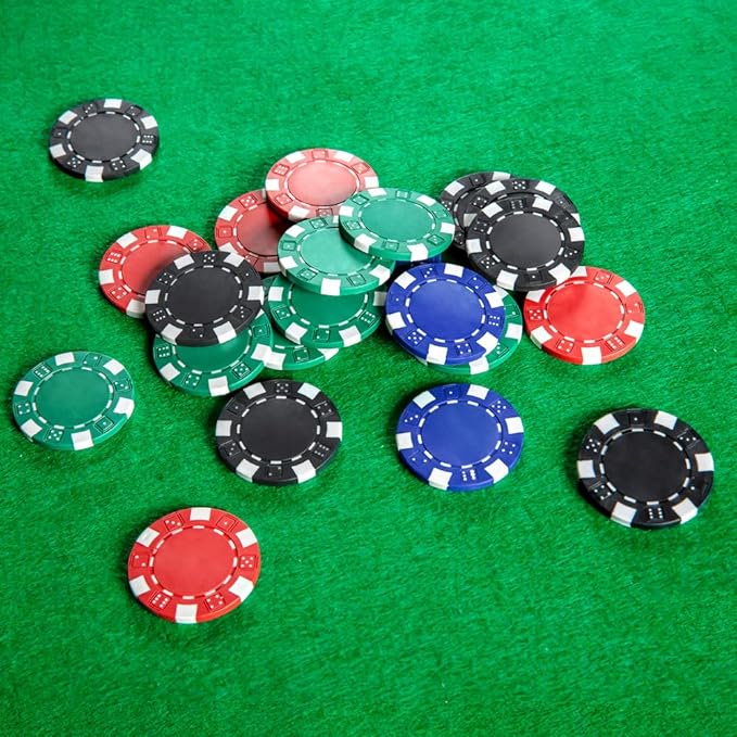 Poker Chip Set - 200PCS Poker Chips with Aluminum Case, 11.5 Gram Chips for Texas Holdem Blackjack
