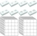 400 PCS Cardboard Coin Flips with 20 Sheets Coin Pocket Pages, 8 Assorted Sizes 2" x 2" Cardboard Coin Holders Coin Flips Coin Collection Supplies for Dime, Dollars, Penny, Quarter, Nickels Collecting
