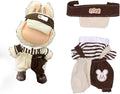 Clothes for 15/17cm Dolls(NO Doll) - Outfit for Labubu with Accessories Suit - Clothes Set for Dolls Dress Up
