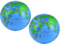 Coopay Inflatable Globe PVC World Globe Inflatable Earth Beach Ball for Beach Playing or Teaching