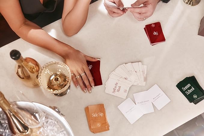Sippin on Somethin' - Social Card Game for Trivia, Knowledge, and Learning About Wine, Have Fun and Foster Connection - Ideal for 4 to 20 Players