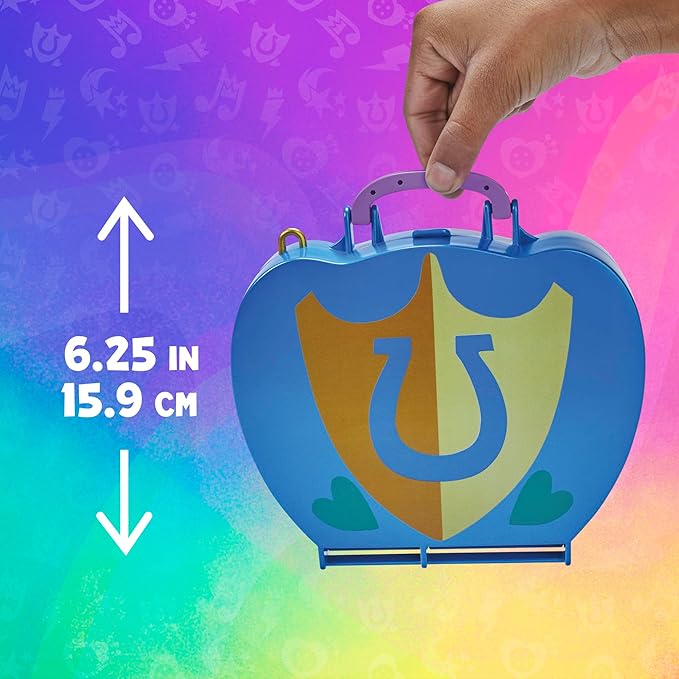 My Little Pony Mini World Magic Compact Creation Critter Corner Toy, Buildable Playset with Hitch Trailblazer Pony for Kids Ages 5 and Up
